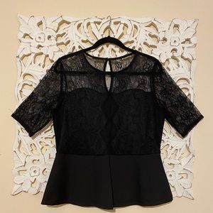 Peplum Lace Blouse